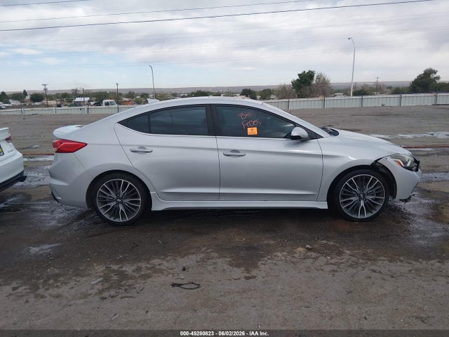2018 Hyundai Elantra Sport მანქანა იყიდება აუქციონზე, vin: KMHD04LB6JU485286, აუქციონის ნომერი: 45280823