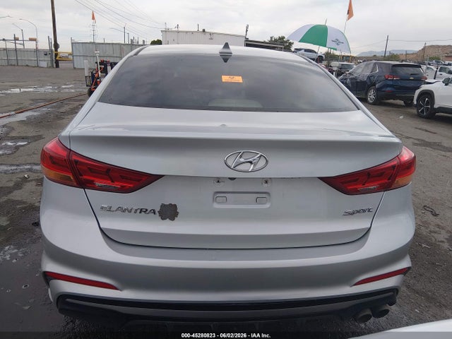2018 Hyundai Elantra Sport მანქანა იყიდება აუქციონზე, vin: KMHD04LB6JU485286, აუქციონის ნომერი: 45280823