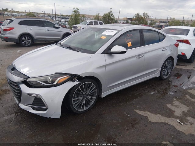 2018 Hyundai Elantra Sport მანქანა იყიდება აუქციონზე, vin: KMHD04LB6JU485286, აუქციონის ნომერი: 45280823
