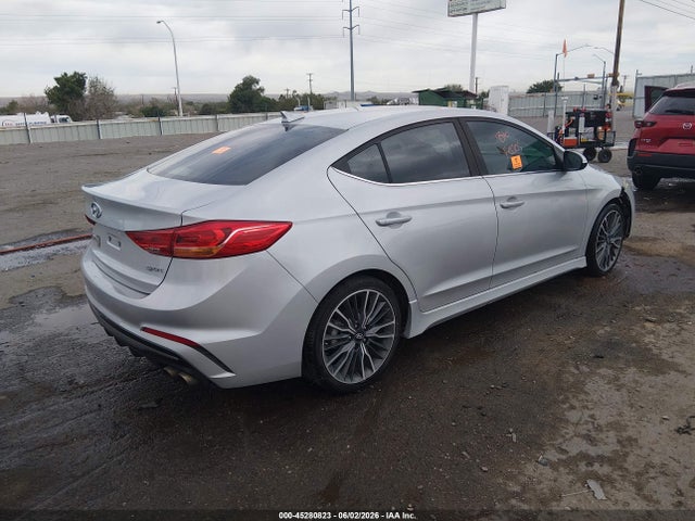 2018 Hyundai Elantra Sport მანქანა იყიდება აუქციონზე, vin: KMHD04LB6JU485286, აუქციონის ნომერი: 45280823