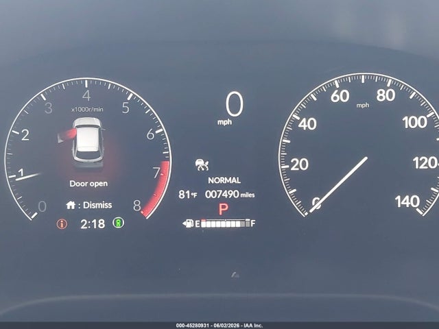 3CZRZ2H32SM752400 Honda Hr-v Awd Lx