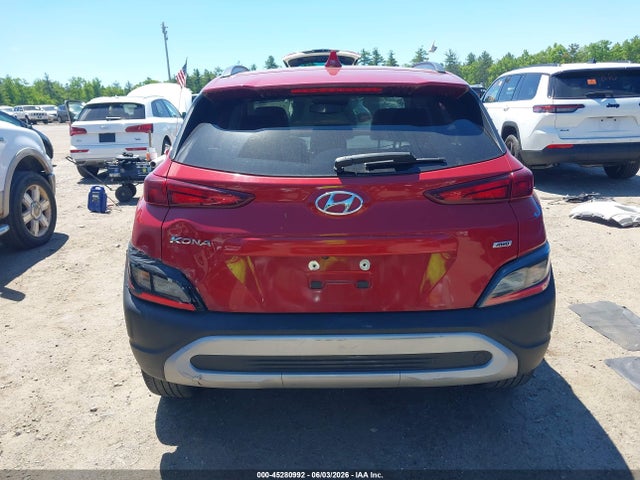 2022 Hyundai Kona Sel მანქანა იყიდება აუქციონზე, vin: KM8K6CAB1NU762872, აუქციონის ნომერი: 45280992