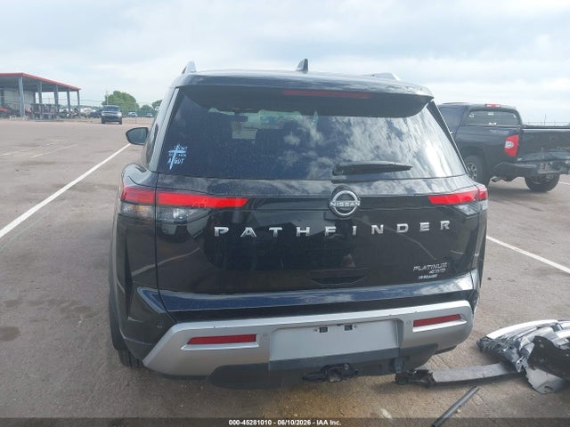 2025 Nissan Pathfinder Platinum 4wd მანქანა იყიდება აუქციონზე, vin: 5N1DR3DJ2SC302172, აუქციონის ნომერი: 45281010