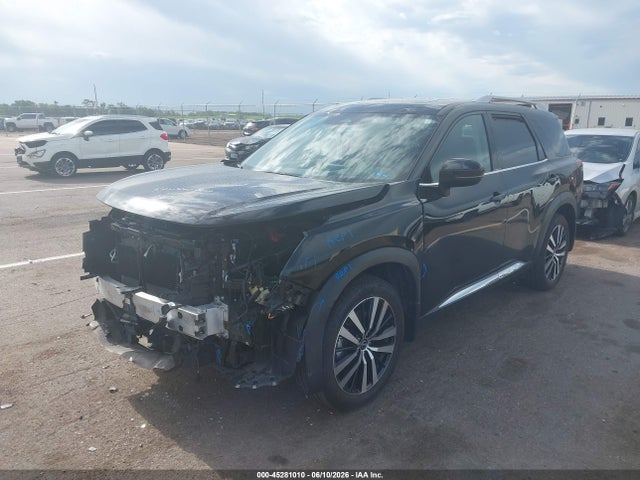 2025 Nissan Pathfinder Platinum 4wd მანქანა იყიდება აუქციონზე, vin: 5N1DR3DJ2SC302172, აუქციონის ნომერი: 45281010
