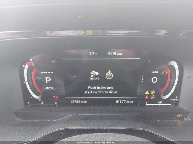 2025 Nissan Pathfinder Platinum 4wd მანქანა იყიდება აუქციონზე, vin: 5N1DR3DJ2SC302172, აუქციონის ნომერი: 45281010
