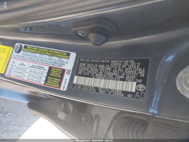45281070 :رقم المزاد ، 2T1BURHE4EC201415 vin ، 2014 Toyota Corolla Le مزاد بيع