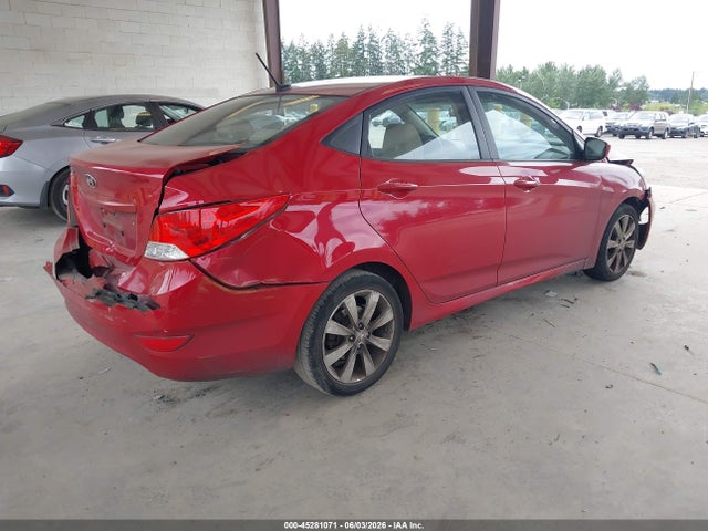 Aukcja sprzedaży 2013 Hyundai Accent Gls, vin: KMHCU4AE0DU299440, numer aukcji: 45281071