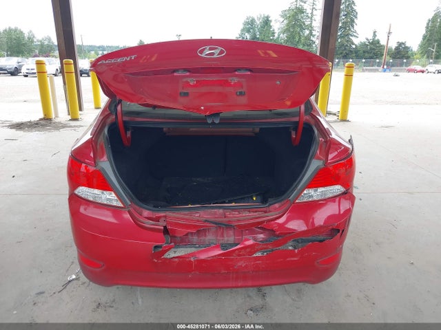Aukcja sprzedaży 2013 Hyundai Accent Gls, vin: KMHCU4AE0DU299440, numer aukcji: 45281071