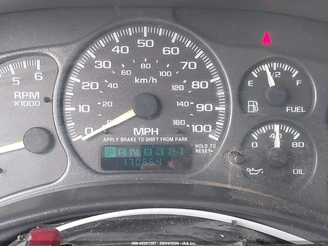 Aukcja sprzedaży 2000 Chevrolet Silverado 1500 Ls, vin: 2GCEC19T8Y1199850, numer aukcji: 45281297