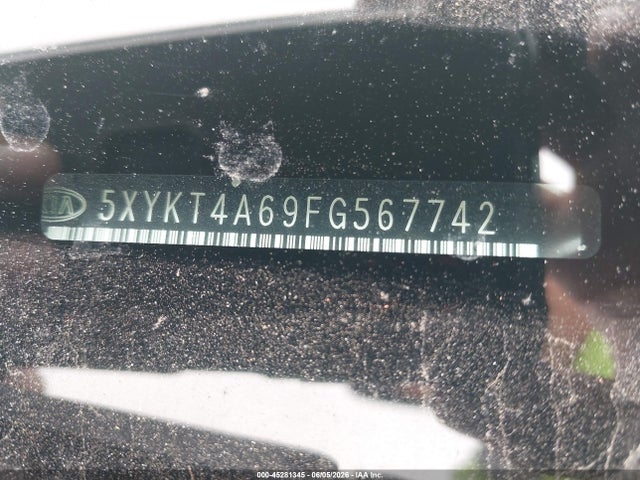 KIA SORENTO LX 2015 5XYKT4A69FG567742 Image 9