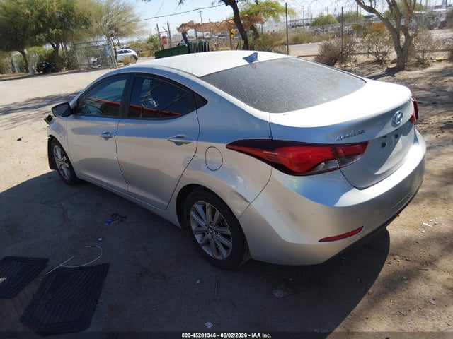 Aukcja sprzedaży 2015 Hyundai Elantra Se, vin: 5NPDH4AE4FH628506, numer aukcji: 45281346