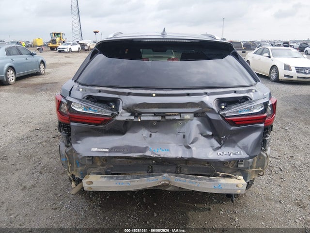 45281361 :رقم المزاد ، 2T2YZMDA4NC343454 vin ، 2022 Lexus Rx 350 F Sport Handling مزاد بيع