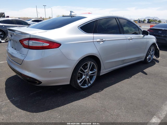 45281390 :رقم المزاد ، 3FA6P0K9XDR261195 vin ، 2013 Ford Fusion Titanium مزاد بيع