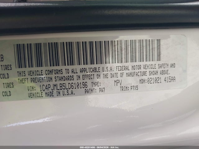 Jeep Cherokee Latitude Plus 4x4 2020 1C4PJMLB5LD610196 Image 9