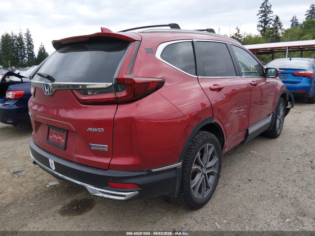 Aukcja sprzedaży 2021 Honda Cr-v Hybrid Touring, vin: 7FART6H93ME025233, numer aukcji: 45281555