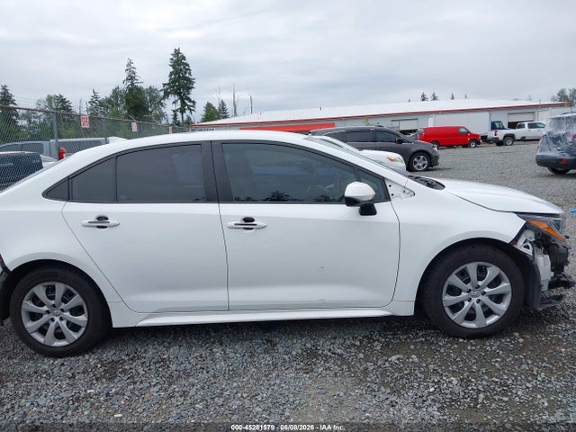 45281579 :رقم المزاد ، 5YFEPRAE1LP142416 vin ، 2020 Toyota Corolla Le مزاد بيع