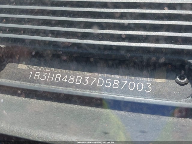 Aukcja sprzedaży 2007 Dodge Caliber Sxt, vin: 1B3HB48B37D587003, numer aukcji: 45281616