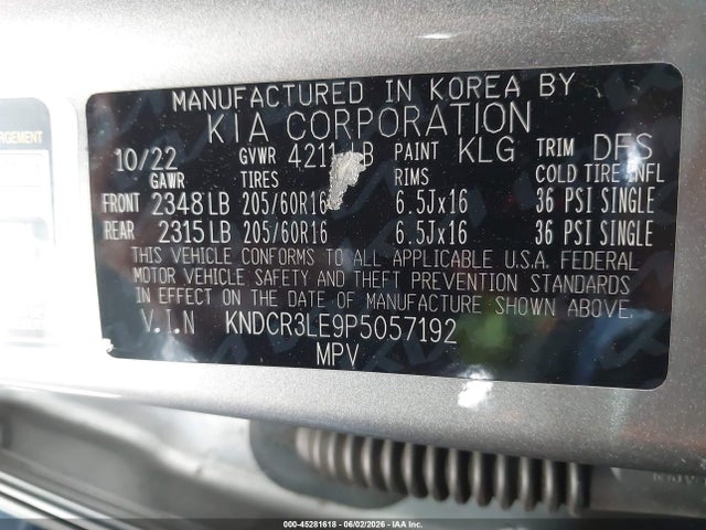KIA NIRO EX 2023 KNDCR3LE9P5057192 Image 9