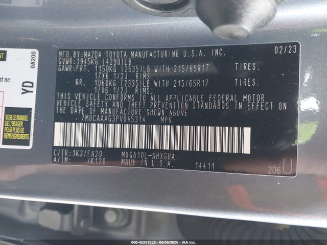 Toyota Corolla Cross Le 2023 7MUCAAAG3PV045314 Image 9