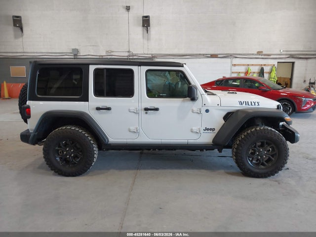 Auction sale of the 2025 Jeep Wrangler 4xe Willys 4xe, vin: 1C4RJXN63SW606418, lot number: 45281640