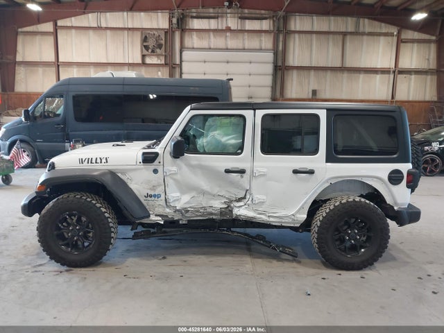 Auction sale of the 2025 Jeep Wrangler 4xe Willys 4xe, vin: 1C4RJXN63SW606418, lot number: 45281640
