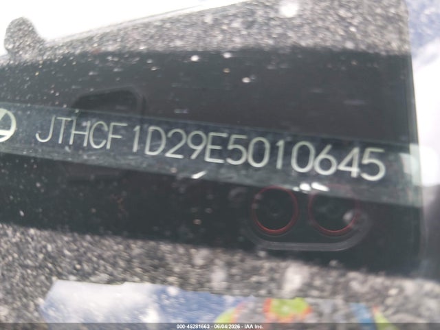 Aukcja sprzedaży 2014 Lexus Is 250, vin: JTHCF1D29E5010645, numer aukcji: 45281663