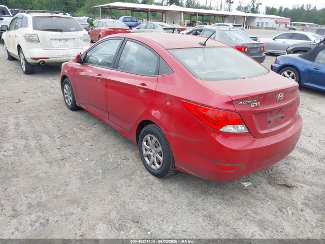 2014 Hyundai Accent Gls მანქანა იყიდება აუქციონზე, vin: KMHCT4AE8EU743846, აუქციონის ნომერი: 45281708