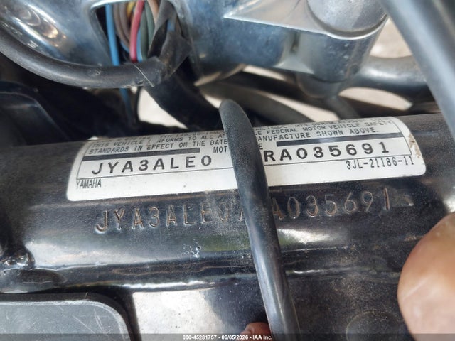 Aukcja sprzedaży 1994 Yamaha Xv750, vin: JYA3ALE07RA035691, numer aukcji: 45281757