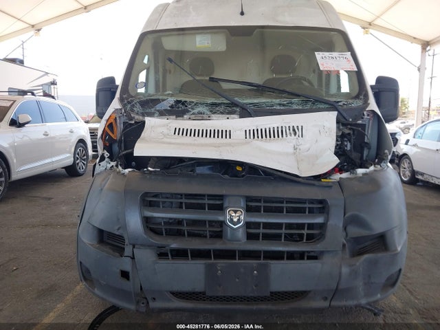 45281776 :رقم المزاد ، 3C6TRVBG9JE146567 vin ، 2018 Ram Promaster 1500 High Roof 136 Wb مزاد بيع
