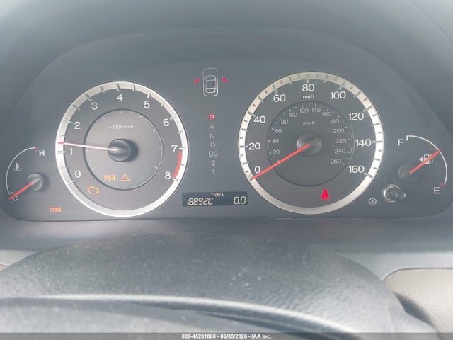 45281868 :رقم المزاد ، 1HGCP26839A117744 vin ، 2009 Honda Accord 2.4 Ex-l مزاد بيع