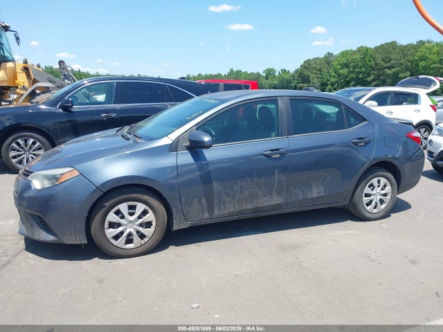 Продажа на аукционе авто 2014 Toyota Corolla Le Eco, vin: 2T1BPRHE9EC019524, номер лота: 45281869