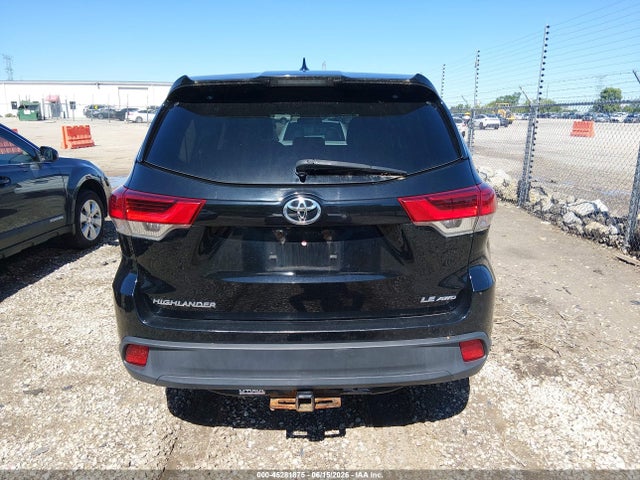 Aukcja sprzedaży 2018 Toyota Highlander Le Plus, vin: 5TDBZRFH8JS493103, numer aukcji: 45281875