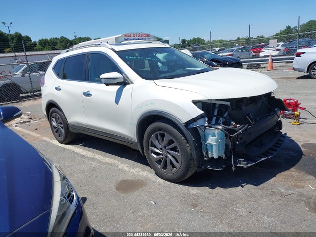 Продажа на аукционе авто 2016 Nissan Rogue Sl, vin: 5N1AT2MT7GC838641, номер лота: 45281930