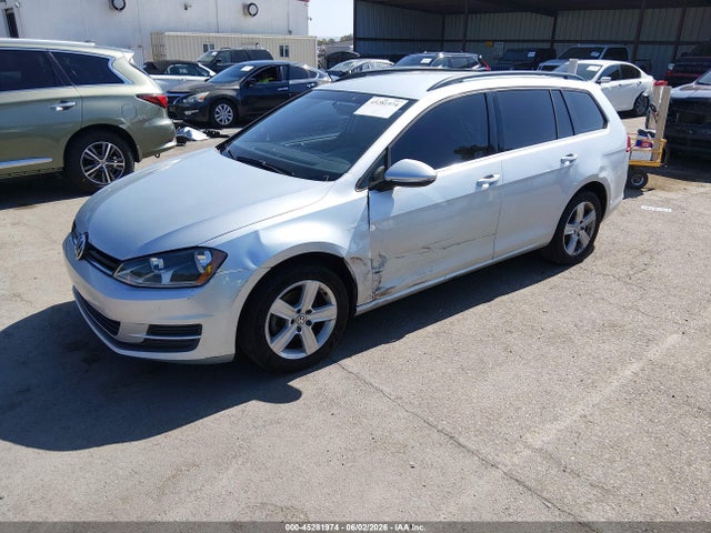 45281974 :رقم المزاد ، 3VWCA7AU3FM511130 vin ، 2015 Volkswagen Golf Sportwagen Tdi S 4-door مزاد بيع