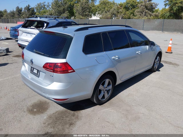 45281974 :رقم المزاد ، 3VWCA7AU3FM511130 vin ، 2015 Volkswagen Golf Sportwagen Tdi S 4-door مزاد بيع