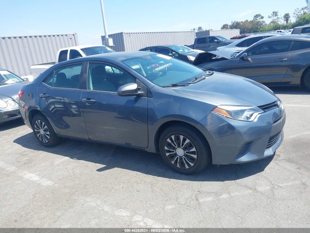 2015 Toyota Corolla L მანქანა იყიდება აუქციონზე, vin: 5YFBURHE7FP309321, აუქციონის ნომერი: 45282031