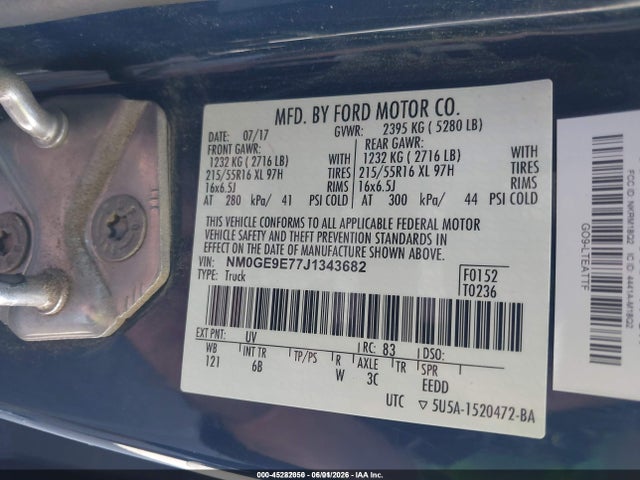 Ford Transit Connect Xl 2018 NM0GE9E77J1343682 Image 9