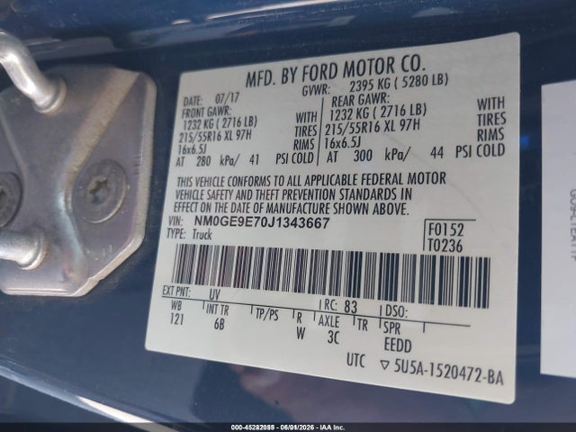 Ford Transit Connect Xl 2018 NM0GE9E70J1343667 Image 9