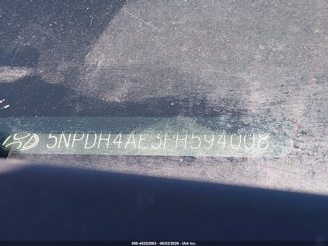 2015 Hyundai Elantra Se მანქანა იყიდება აუქციონზე, vin: 5NPDH4AE3FH594008, აუქციონის ნომერი: 45282063