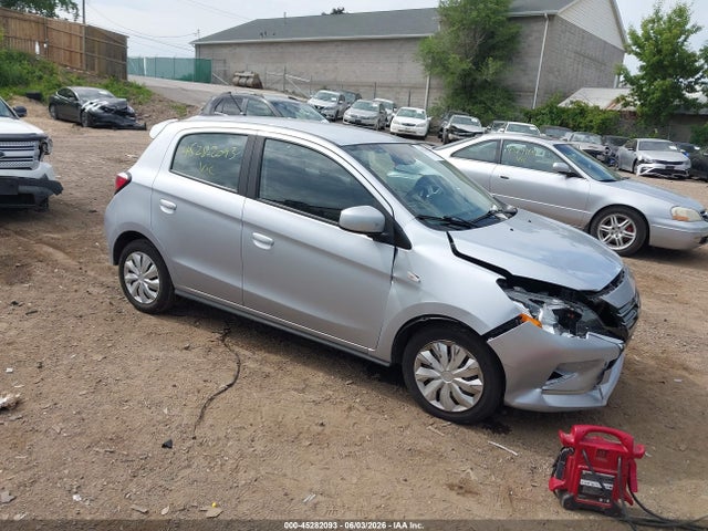 2021 Mitsubishi Mirage Carbonite Edition/es/le მანქანა იყიდება აუქციონზე, vin: ML32AUHJ7MH007824, აუქციონის ნომერი: 45282093