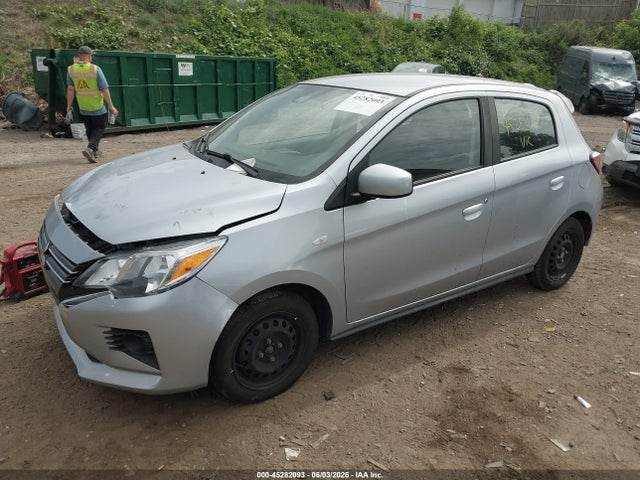 2021 Mitsubishi Mirage Carbonite Edition/es/le მანქანა იყიდება აუქციონზე, vin: ML32AUHJ7MH007824, აუქციონის ნომერი: 45282093