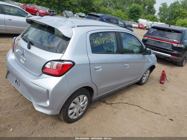 2021 Mitsubishi Mirage Carbonite Edition/es/le მანქანა იყიდება აუქციონზე, vin: ML32AUHJ7MH007824, აუქციონის ნომერი: 45282093