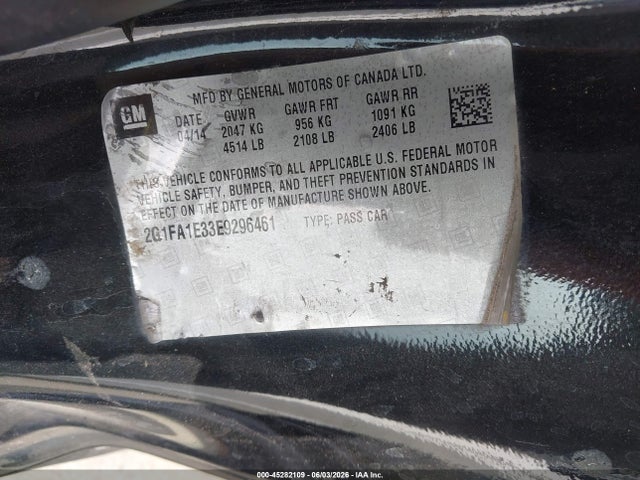 Chevrolet Camaro 2ls 2014 2G1FA1E33E9296461 Image 9
