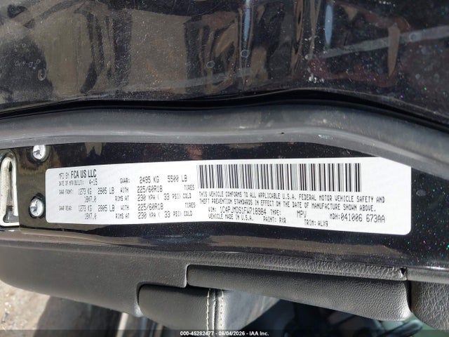 Jeep Cherokee Limited 2015 1C4PJMDS1FW718984 Image 9