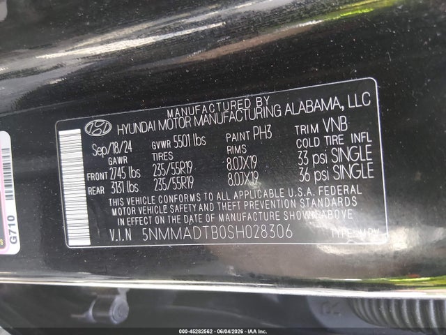 Продажа на аукционе авто 2025 Genesis Gv70 2.5t Awd, vin: 5NMMADTB0SH028306, номер лота: 45282562