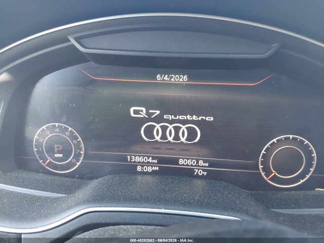 Продажа на аукционе авто 2018 Audi Q7 3.0t Premium, vin: WA1VAAF70JD026714, номер лота: 45282583