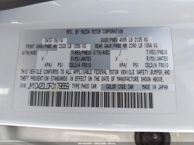 Mazda Mazda5 Grand Touring 2015 JM1CW2DL0F0179659 Image 9