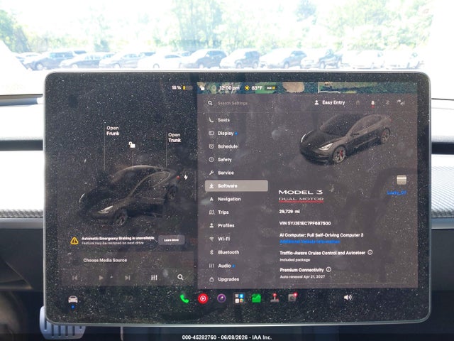 Продажа на аукционе авто 2023 Tesla Model 3 Performance Dual Motor All-wheel Drive, vin: 5YJ3E1EC7PF687500, номер лота: 45282760