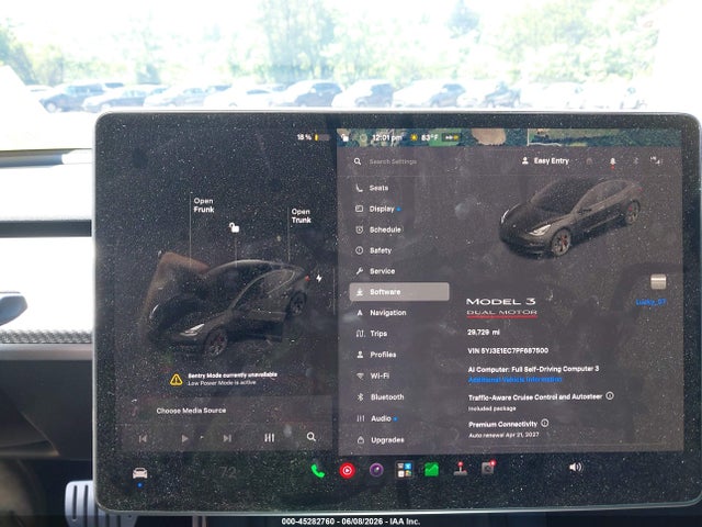 Продажа на аукционе авто 2023 Tesla Model 3 Performance Dual Motor All-wheel Drive, vin: 5YJ3E1EC7PF687500, номер лота: 45282760