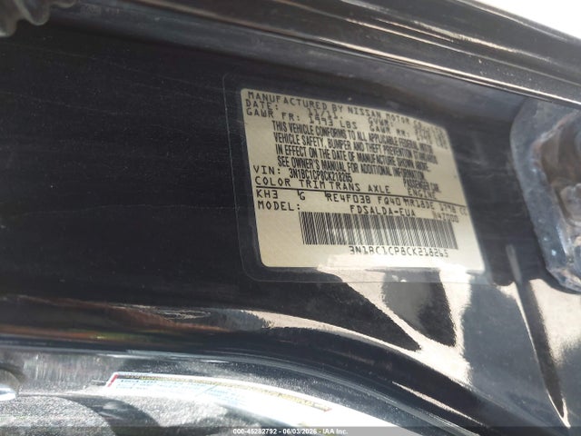 Aukcja sprzedaży 2012 Nissan Versa 1.8 S, vin: 3N1BC1CP8CK218265, numer aukcji: 45282792